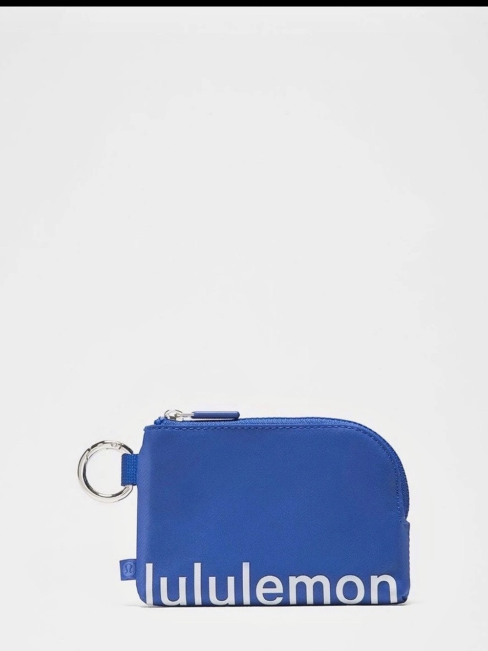lululemon Clippable Card Pouch Blue